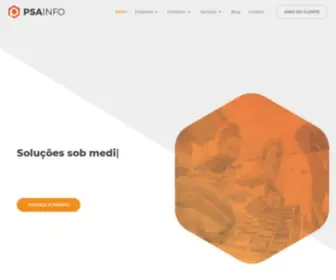 Psainfo.com.br(Soluções tecnológicas sob medida pra você e para sua empresa) Screenshot