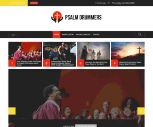 Psalmdrummers.org(Psalm Drummers) Screenshot