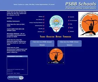 PSBBSchools.ac.in(PSBB Schools) Screenshot