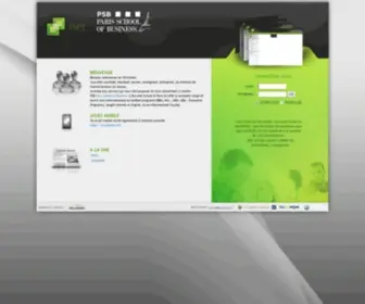 Psbedu.net(Extranet Paris School of Business) Screenshot
