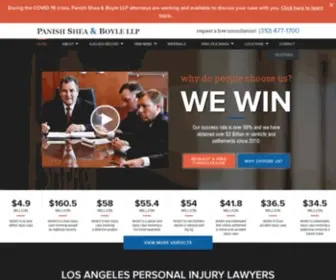 PSblaw.com(Los Angeles Personal Injury Lawyer) Screenshot