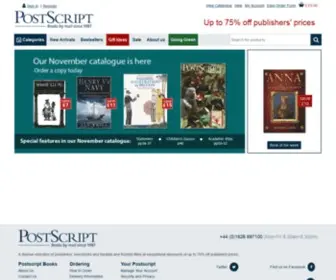 Psbooks.co.uk(Postscript Books) Screenshot