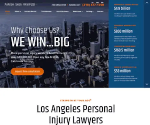 PSBR.law(Los Angeles Personal Injury Lawyer) Screenshot