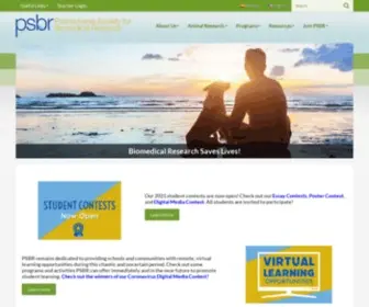 PSBR.org(Pennsylvania Society for Biomedical Research) Screenshot