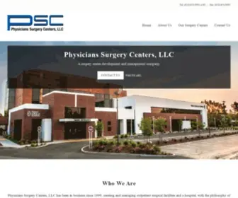 PSC-ASC.com(Physicians Surgery Centers) Screenshot