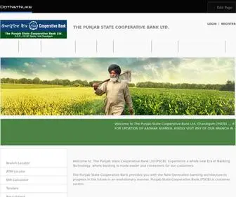 PSCB.in(The Punjab State Cooperative Bank Ltd) Screenshot