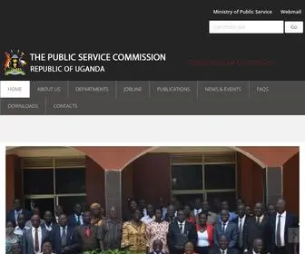 PSC.go.ug(Public Service Commision) Screenshot