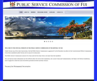 PSC.gov.fj(PSC) Screenshot