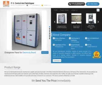 Pscontrolswitchgear.com(Control Panel) Screenshot