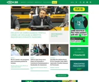 PSC.org.br(Partido Social Cristão) Screenshot