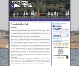 PSC.org.za(Pretoria Sailing Club) Screenshot