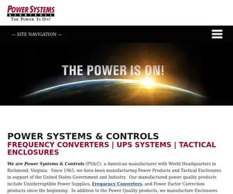 PScpower.com(Power Systems & Controls) Screenshot