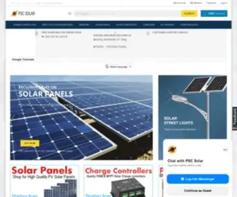 PScsolaruk.com(PSC Solar) Screenshot