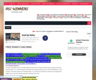 PScwinners.com(FREE EXAM COACHING) Screenshot