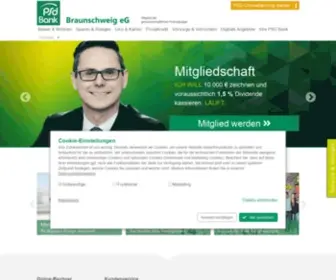 PSD-Braunschweig.de(PSD Bank Braunschweig eG) Screenshot