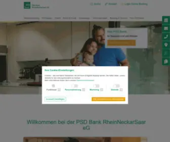PSD-Rheinneckarsaar.de(PSD Bank RheinNeckarSaar eG) Screenshot