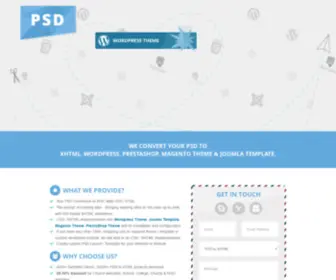 PSD5S.com(PSD to XHTML/HTML) Screenshot