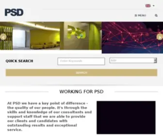 PSDgroup.com(Top Executive Recruitment & Leadership Search Agency) Screenshot