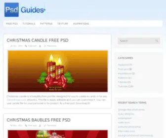 PSdguides.info(PSD Guides) Screenshot