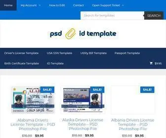 Psdidtemplate.com(PSD ID Templates) Screenshot