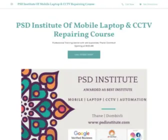 Psdinstitute.com(PSD Institute Of Mobile Laptop & CCTV Repairing Course) Screenshot