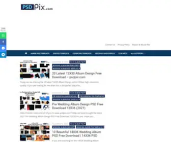 PSdpix.com(Download Unlimited Free PSD Templates) Screenshot