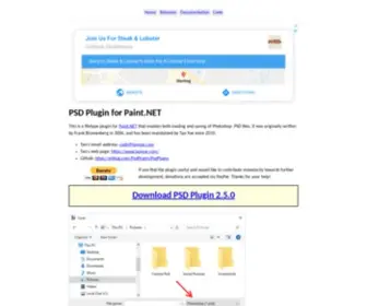 PSDplugin.com(Paint.NET PSD Plugin) Screenshot