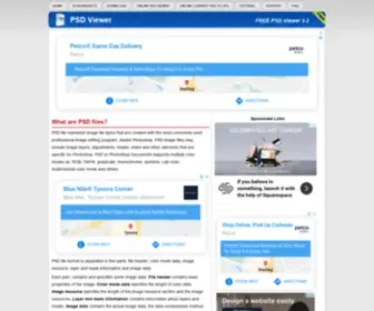 PSdviewer.org(Free PSD Viewer – free software that lets you view Adobe Photoshop (.psd)) Screenshot