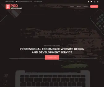 PSdwebdesigns.com(PSD to BigCommerce Development Company) Screenshot