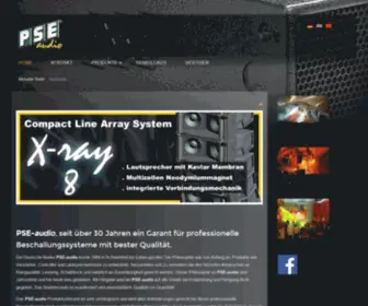Pse-Audio.com(Pse Audio) Screenshot