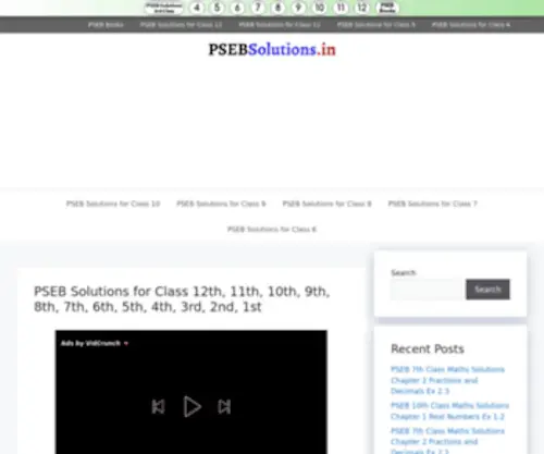 Psebsolutions.in(Punjab State Board Textbook Solutions for Class 12th) Screenshot