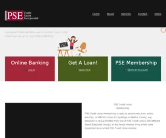 Psecreditunion.org(PSE Credit Union Inc) Screenshot