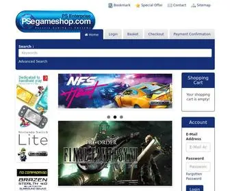 Psegameshop.com(PSe Gameshop) Screenshot
