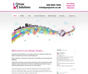Psepsom.co.uk(Print Solutions Epsom) Screenshot