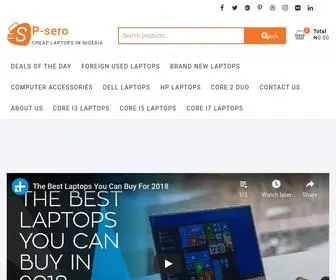 Psero.com(Buy Cheap Fairly UK Used Laptops in Nigeria With Warranty) Screenshot