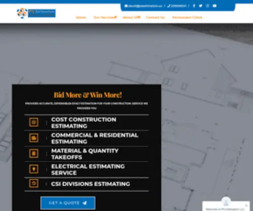 Psestimation.us(PS Estimation LLC) Screenshot