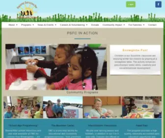 PSFC.org(Pocono Services for Families and Children) Screenshot