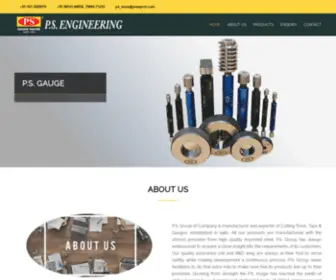 Psgauge.com(PS Engineering Corporate) Screenshot