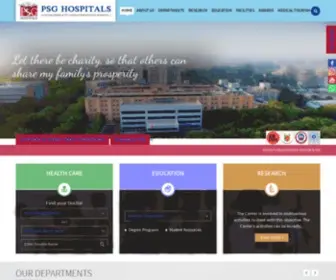 PSghospitals.com(PSG Hospitals) Screenshot