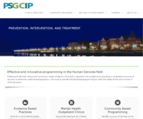 PSgsupVis.com(Professional Services Group) Screenshot