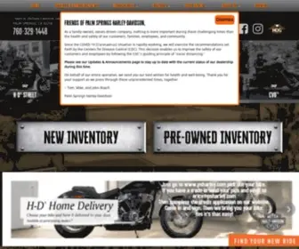 Psharley.com(Palm Springs Harley) Screenshot