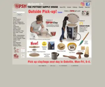 PShcanada.com(The Pottery Supply House) Screenshot