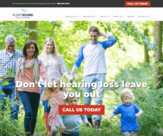 Pshearing.com(Hearing Aids Greater Puget Sound) Screenshot