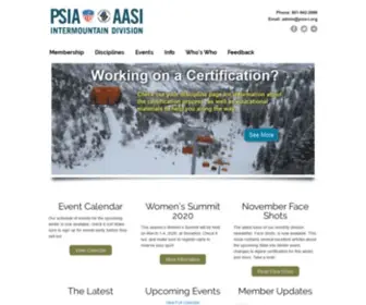 Psia-I.org(PSIA-AASI Intermountain) Screenshot