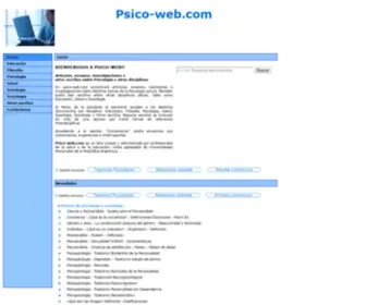 Psico-Web.com(Psico Web) Screenshot