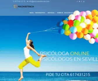 Psicoasistencia.com(Consulta de psicología en Sevilla) Screenshot