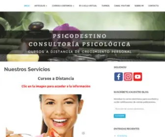 Psicodestino.com.ar(Consultoría Psicológica) Screenshot