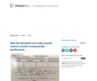 Psicoedu.com.br(Psicologia para Educadores) Screenshot
