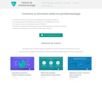 Psicofarmacologia.com(Psicofarmacología Clínica) Screenshot