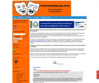 Psicofarmacos.info(Psicofármacos) Screenshot